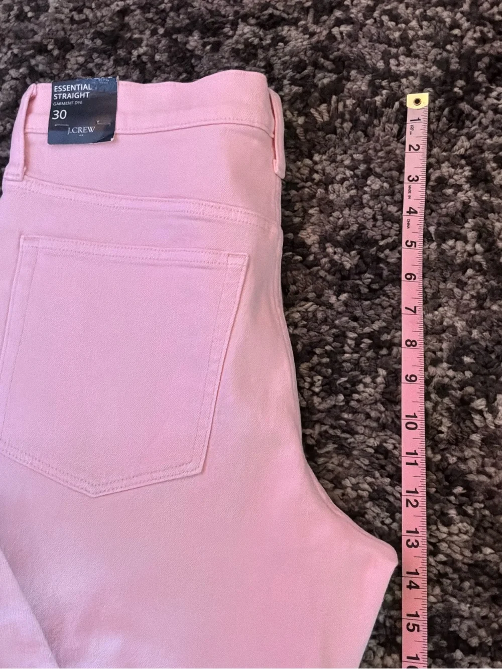 🌙✨🆕🏷️ J.Crew Pink High~ Rise Straight Leg Jeans Size 30 NWT